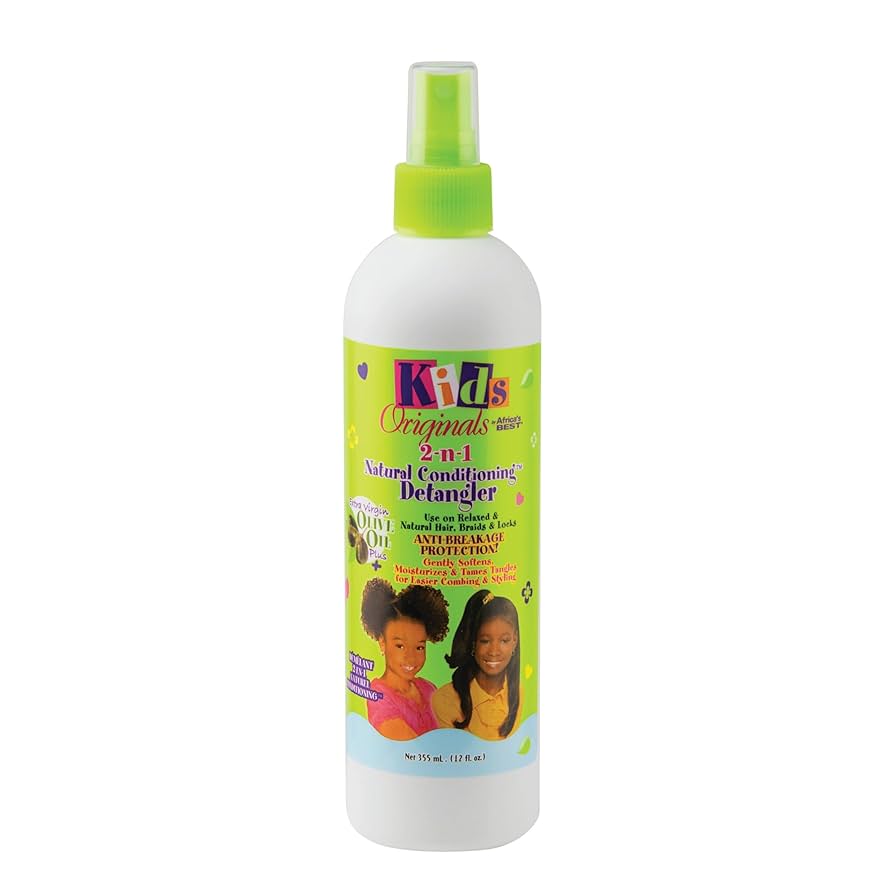 Afrika's beste biologische 2-in-1 conditioner voor kinderen, ontklitmiddel, 340 g