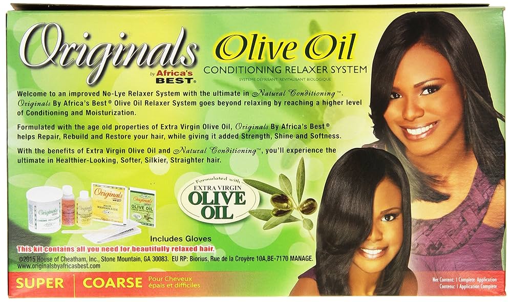Africa's Best Organics Olive Oil Relaxer Kit Super