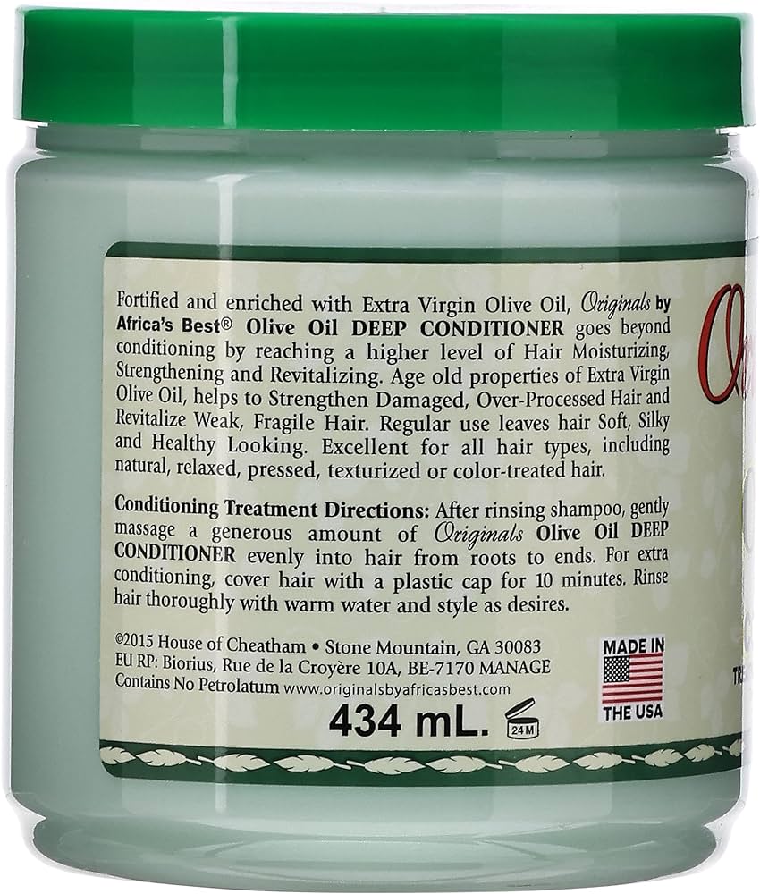 Africa's Best Organics Olive Oil Deep Conditioner 15oz