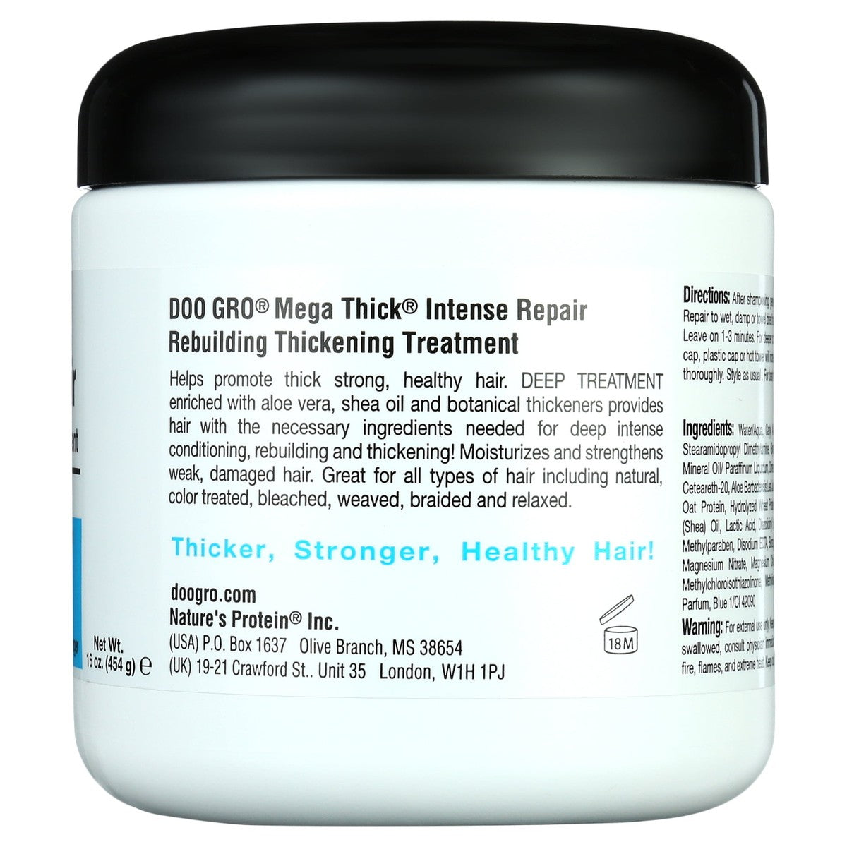 Doo Gro Mega Dikke Intense Herstellende Behandeling 454g