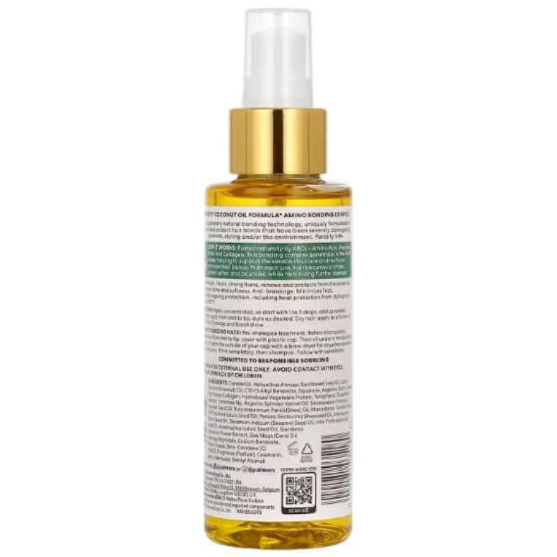Palmer’s Amino Bonding Coconut Oil 4oz restores moisture, shine, and elasticity to hair