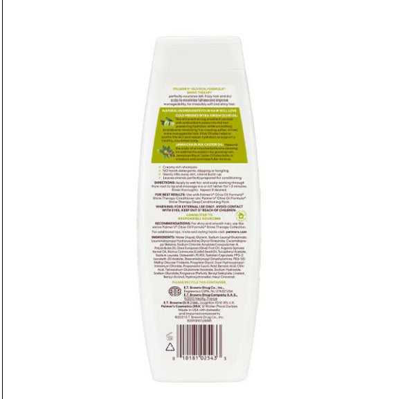 Shampoing lissant à l'huile d'olive Palmer's 400 ml