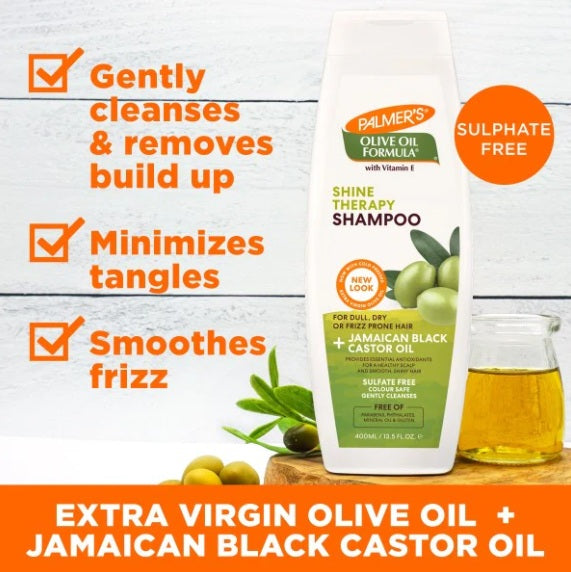 Shampoing lissant à l'huile d'olive Palmer's 400 ml