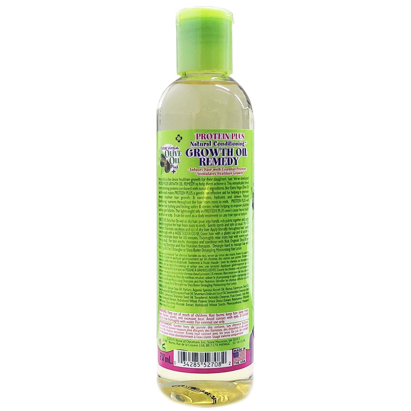 Africa's Best Organic Kids Protein Plus Growth Oil Remedy 8oz