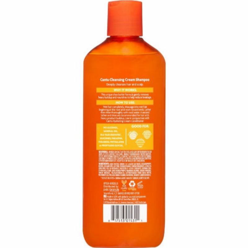 Gentle moisturizing shampoo for curly, coily, and wavy hair