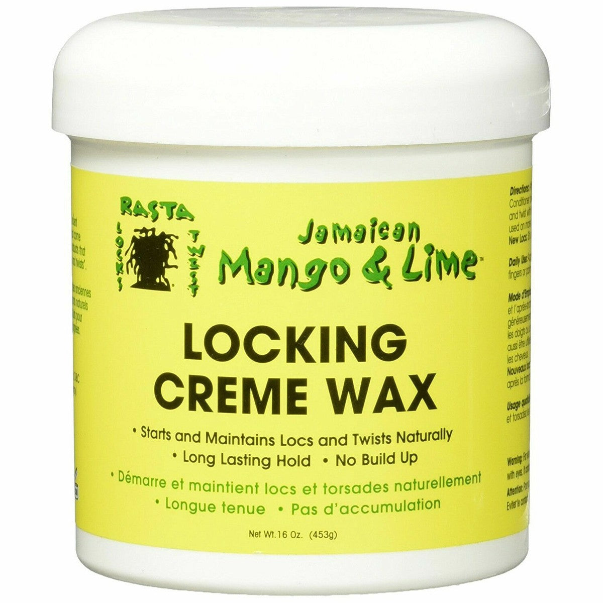 Natural loc and twist hair wax with mango and lime extracts