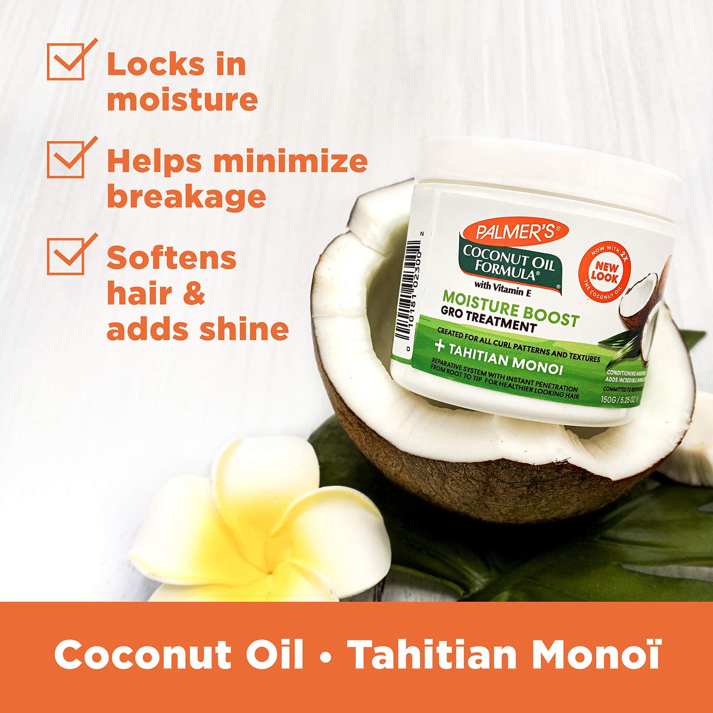 Palmer's Coconut Oil Formula Moisture Gro Hairdress 250g