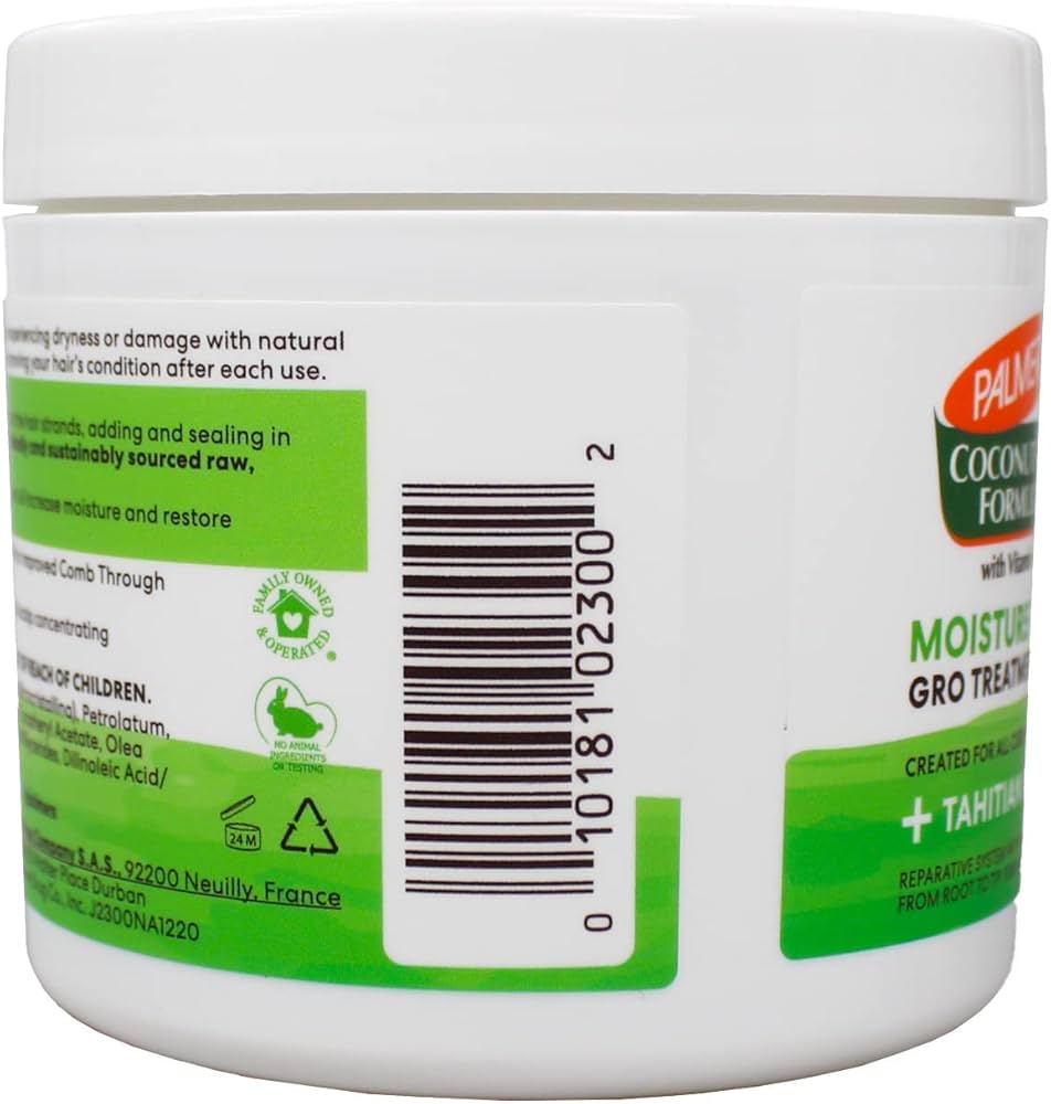 Huile de coco Palmer's Moisture Gro Hairdress 150 g