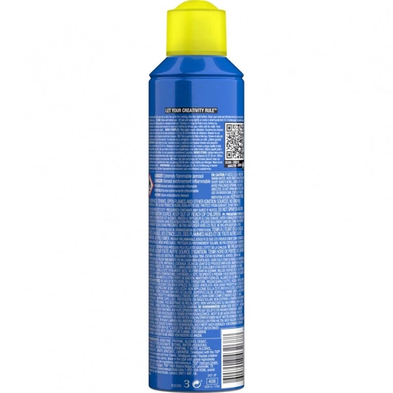 Close-up of TIGI Bed Head Dirty Secret Dry Shampoo 300ml packaging and label