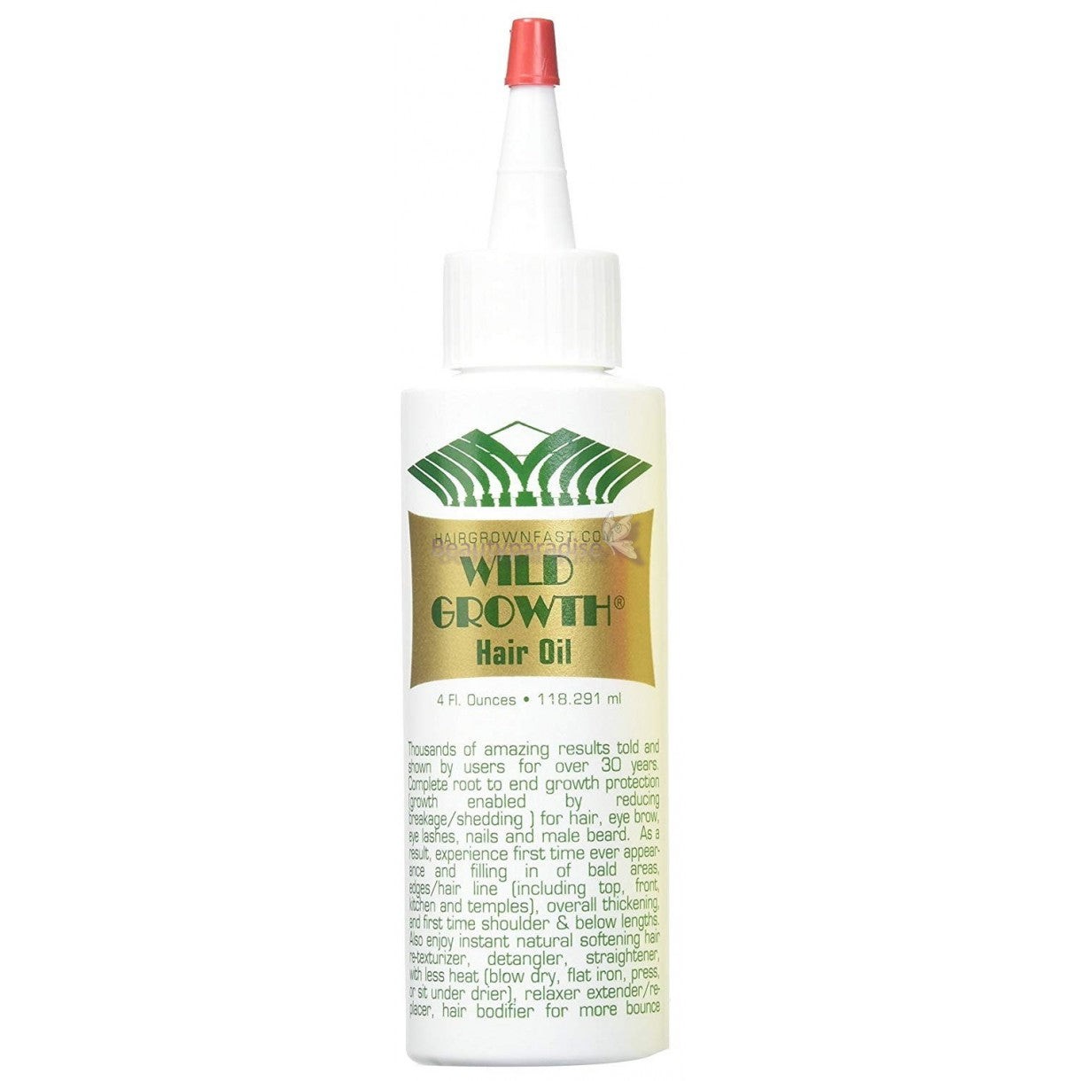 Wild Growth Hair Oil 4oz bottle for hair growth and scalp health