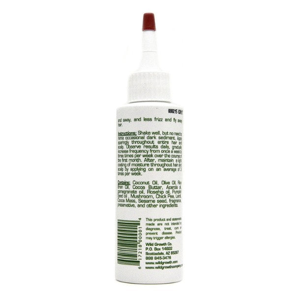Wild Growth natural hair oil treatment for breakage and dryness