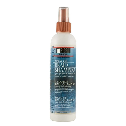 Shampooing spray African Pride pour tresses et coiffures protectrices