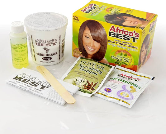 Africa's Best No-Lye Hair Relaxer Kit Regular