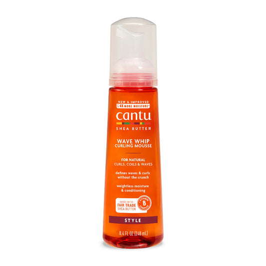 Curl enhancing mousse for soft bouncy hair