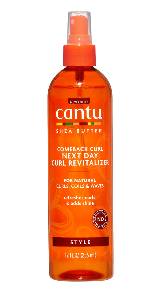 Cantu Comeback Curl Revitalizer restores shine to curly hair