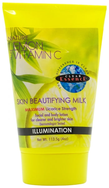 Clear Essence Lemon Plus Vitamin C Skin Beautifying Milk 4oz 