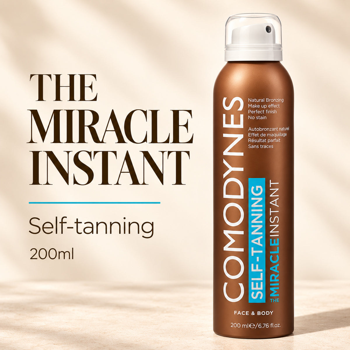 Comodynes The Miracle Instant Self-Tanner 200ml