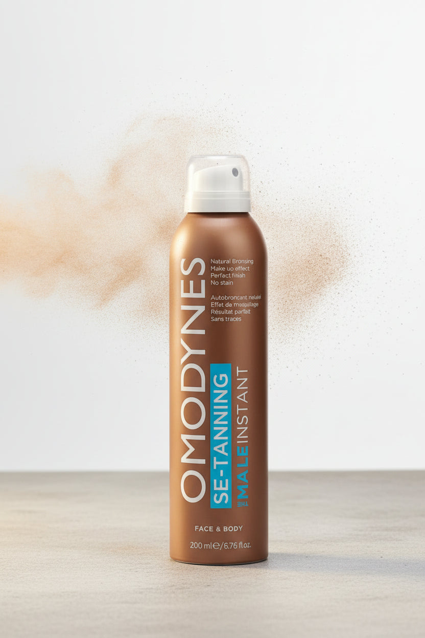 Instant self-tanner by Comodynes for face and body glow