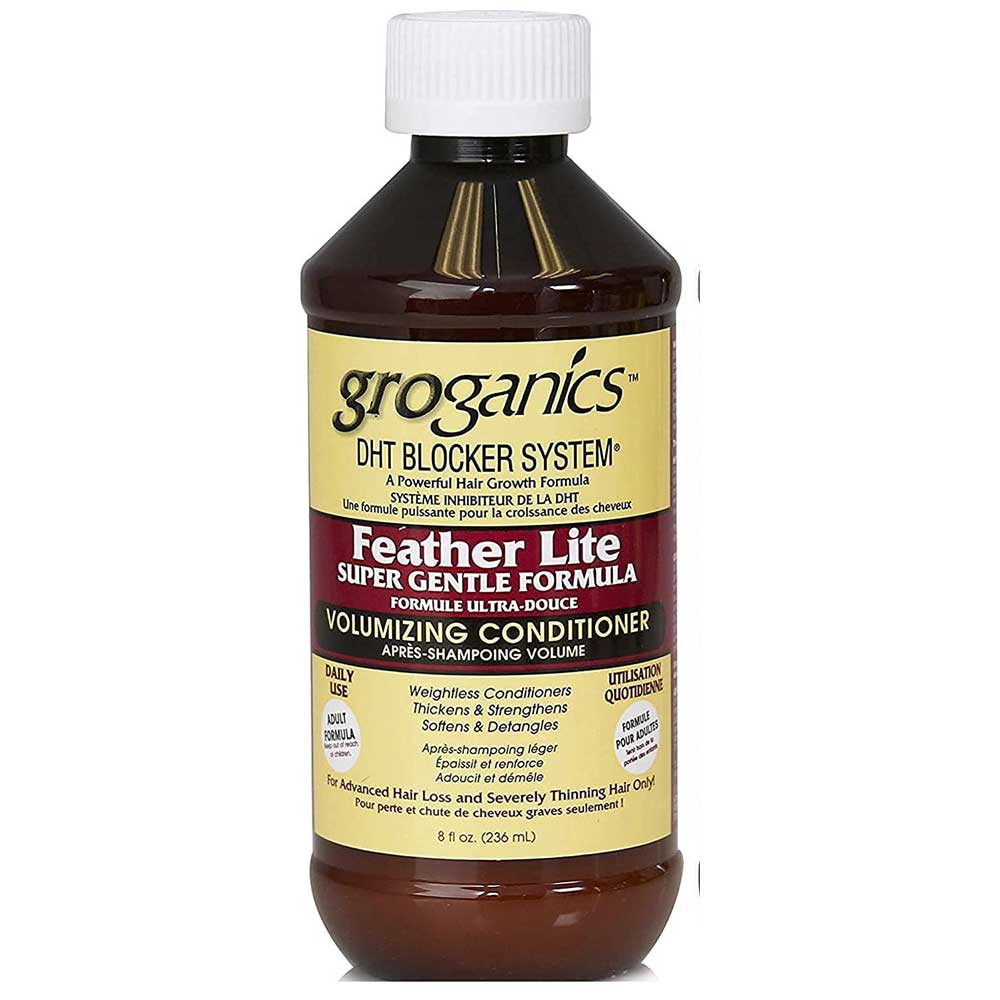 Groganics Featherlite Hair Loss Thinning Volume Conditioner 8oz