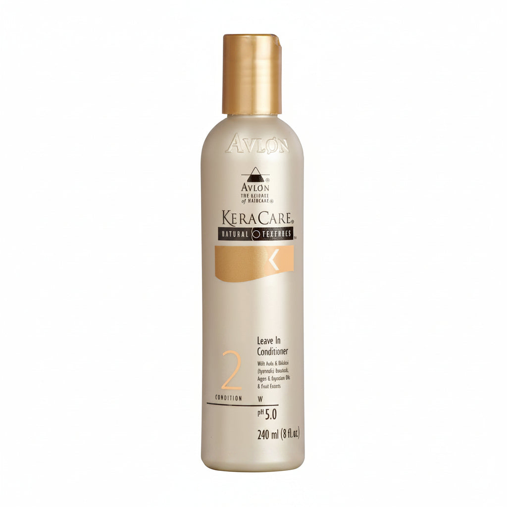 Avlon KeraCare leave-in conditioner bottle on a white background