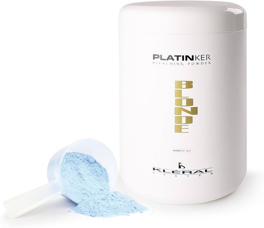 Kleral Platinker Dust-Free Blue Hair Bleach Powder 400 g for Blonde & Highlighting