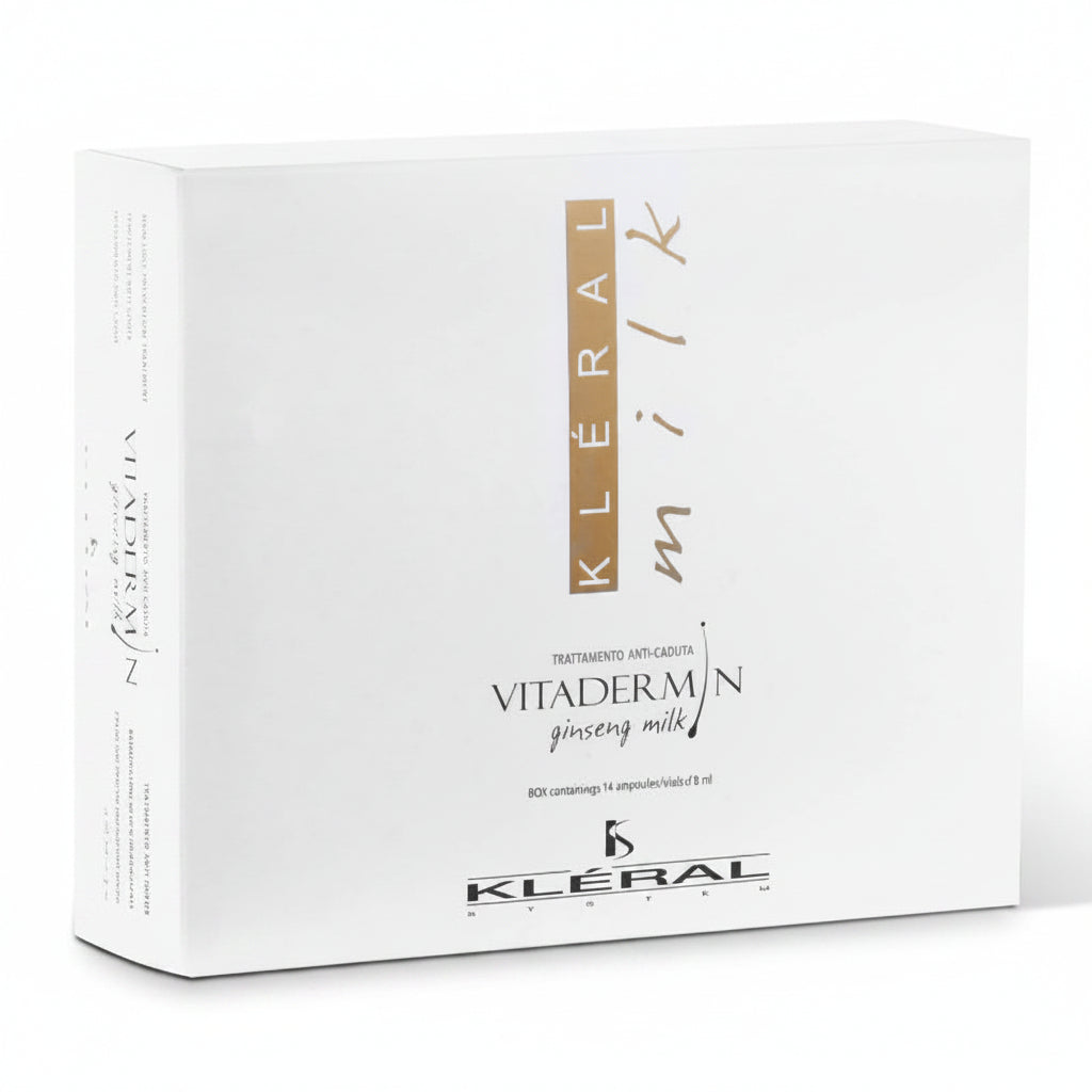 Kleral Milk Vitadermin Ginseng Milk packaging on a white background