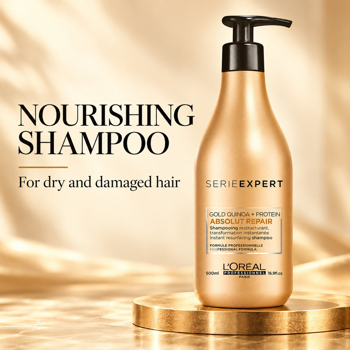 L'Oreal Serie Expert Absolut Repair Gold Shampoo 500ml