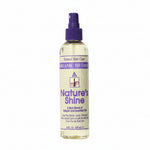 Bottle of Nature's Shine organic hair care product on a white background