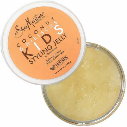 Shea Moisture Kids Hair Styling Jelly 12oz nourishes, protects, and defines hair