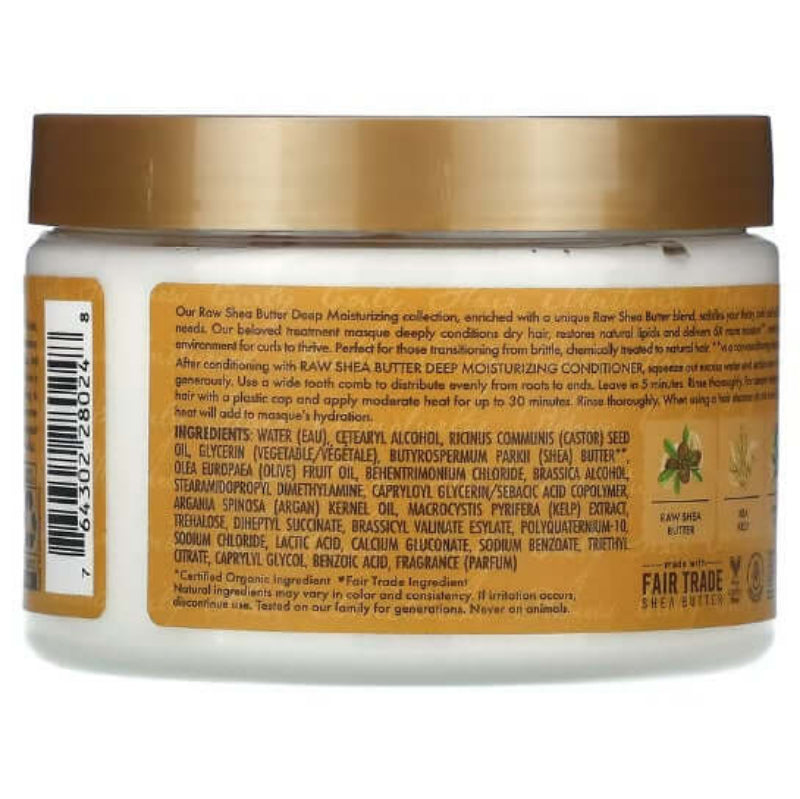 340ml Shea Moisture Leave-In Conditioner with raw shea butter for moisture and repair