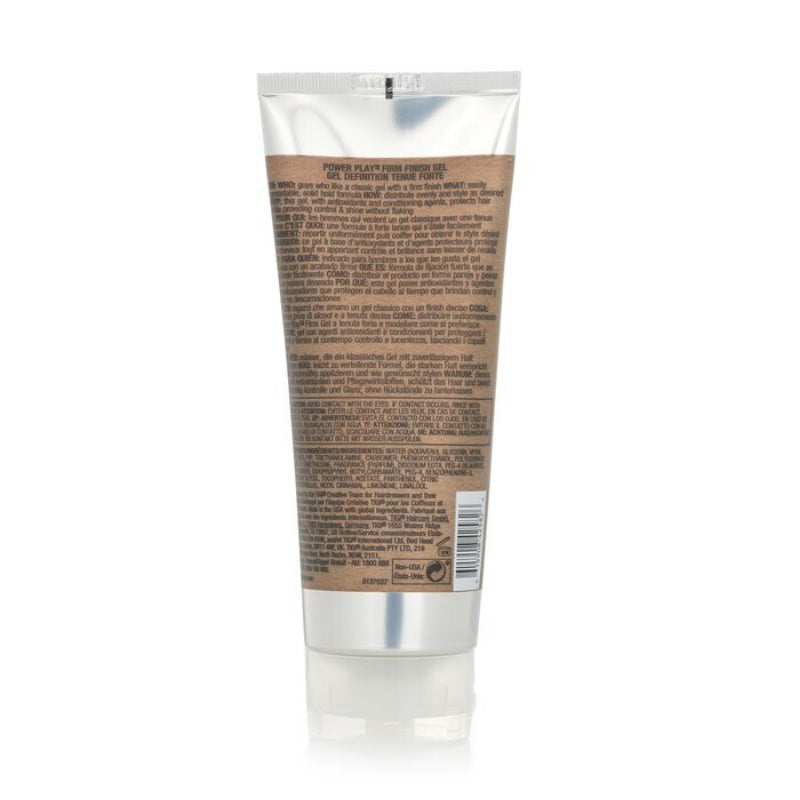 Strong hold hair gel for men