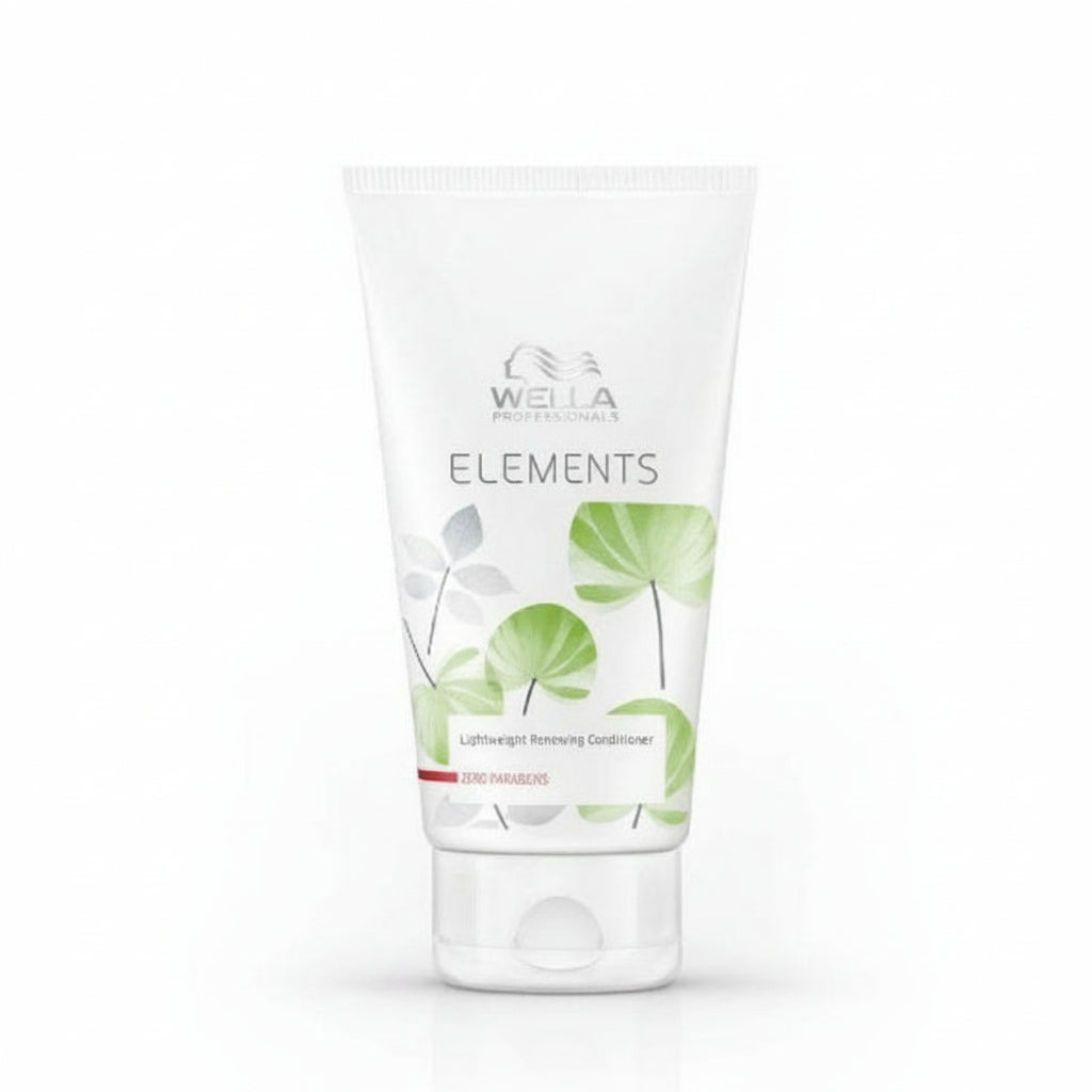 Wella Elements conditioner bottle on a white background
