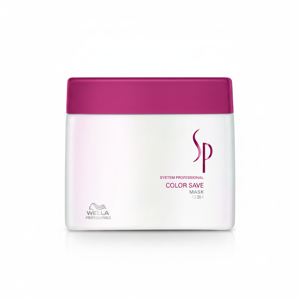 Wella Professionals SP System Professional Color Save Mask container with pink lid