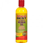 Bottle of Africa's Best Ultimate Herbal Oil on a white background