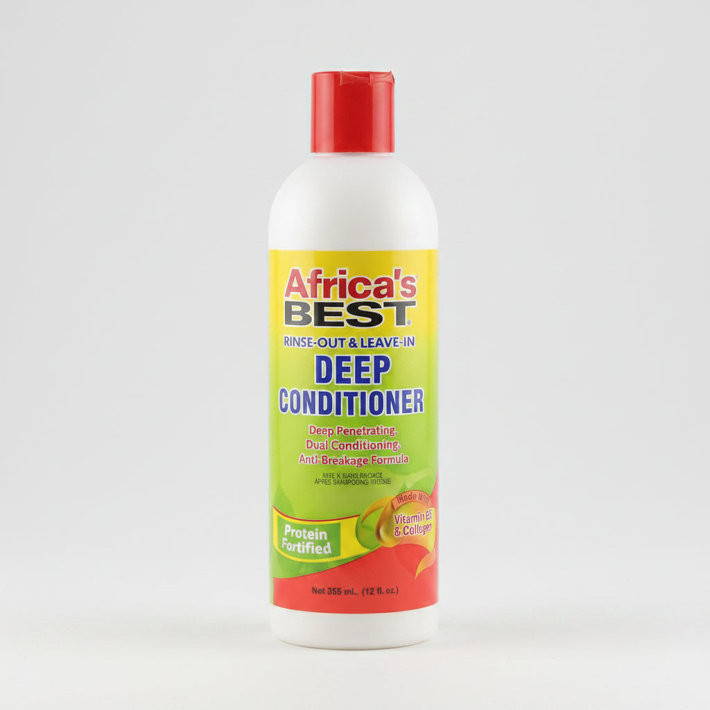 Africa's Best deep conditioner bottle on a white background