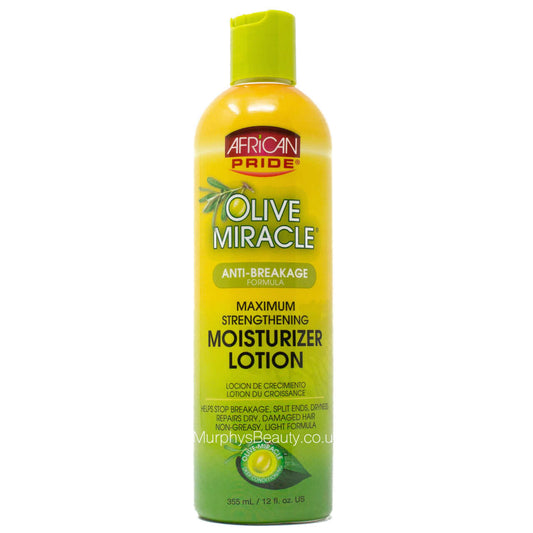 Lotion hydratante Olive Miracle d'African Pride 12 oz 
