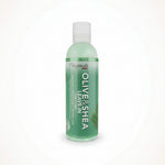 Bottle of Africa's Best Organic Olive Oil Leave-In Conditioner, 6oz, with a green label and cap.