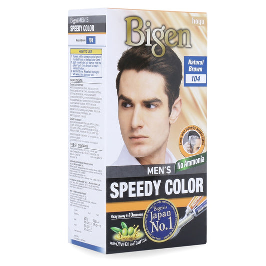 Bigen Mens Hair Color Natural Brown 104
