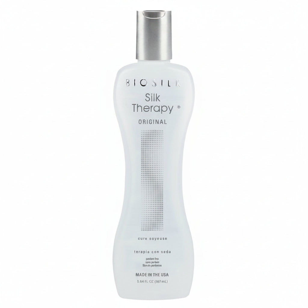 Biolage Silk Therapy bottle on a white background