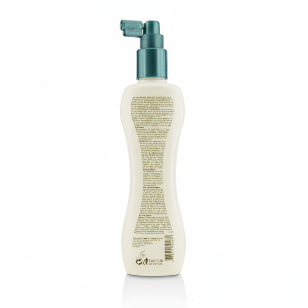 White bottle with a pump dispenser on a white background