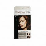 Root touch-up kit packaging with a woman's face on a white background