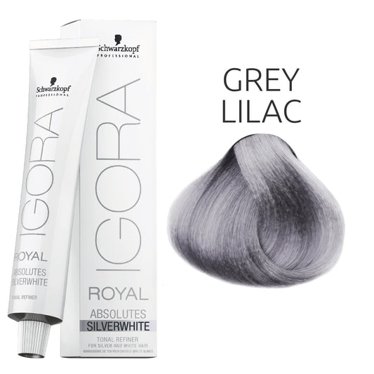 Schwarzkopf Igora Royal Silver White Hair Toner 60ml (Grey Lilac)