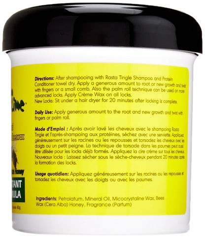 Jamaican Mango & Lime Locking Crème Wax 16oz jar for dreadlock