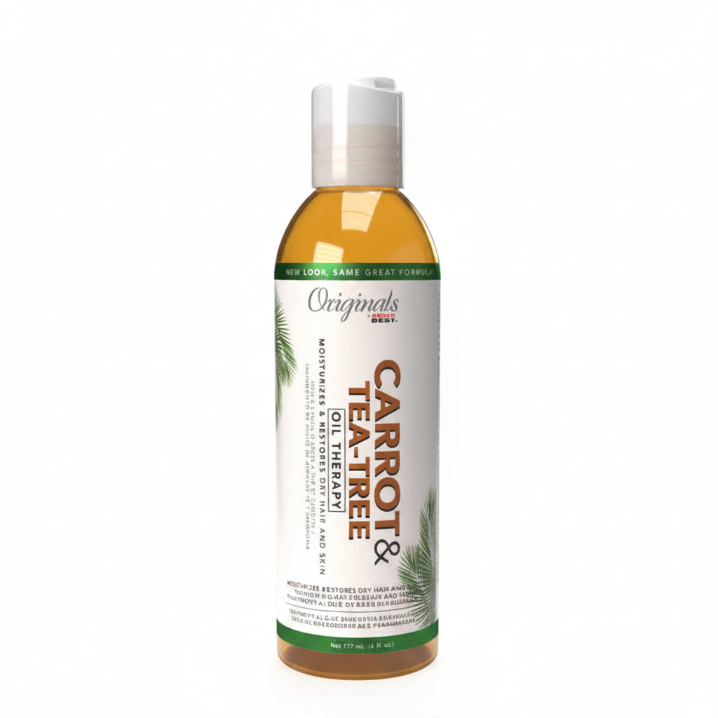 Africa's Best Carrot Tea-Tree Oil Therapy 6oz hair and scalp treatment bottle