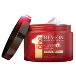Revlon Professional Uniq One Super 10R Hair Mask jar on a white background