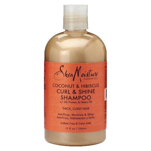Shea Moisture Kokosnoot Hibiscus Krul Glans Shampoo 384ml 