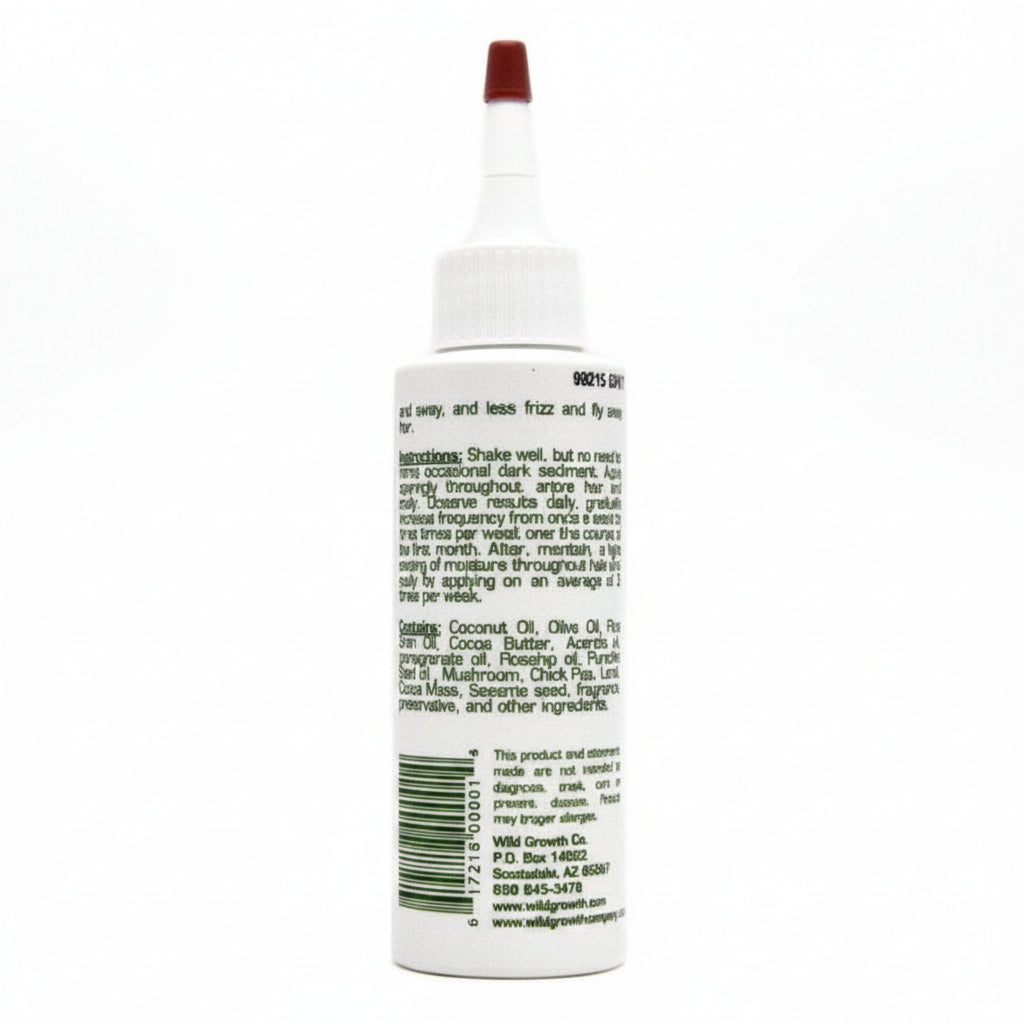 Wild Growth natural hair oil treatment for breakage and dryness